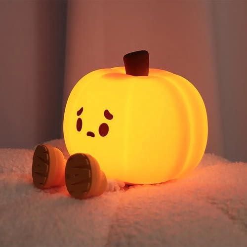 Sad Pumpkin Silicone Lamp – Soft Glow, Sweet Moods!