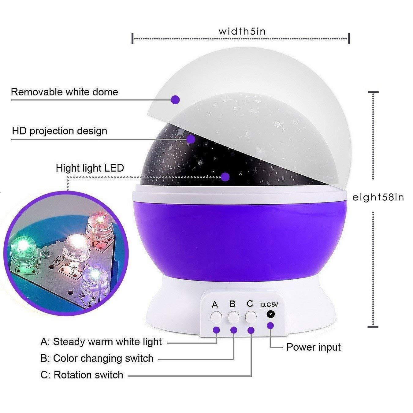 Galaxy Night Projector Lamp