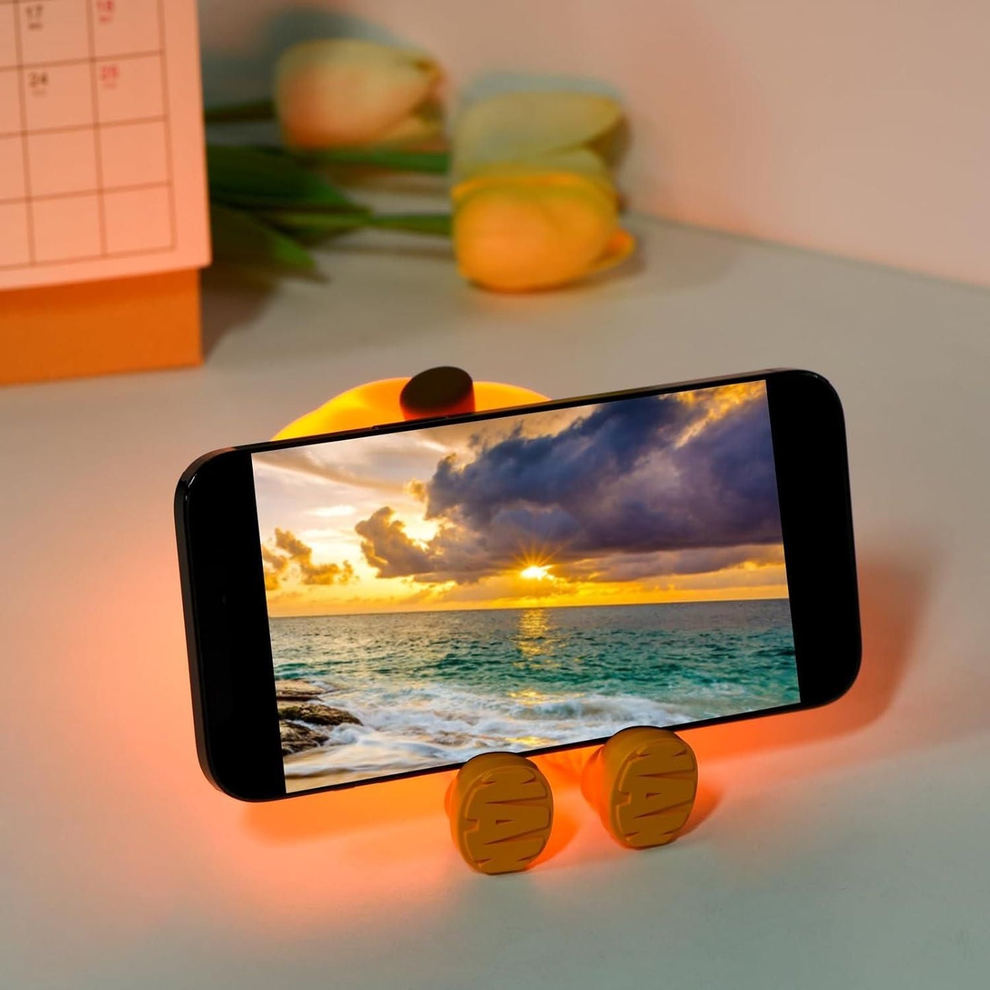 Sad Pumpkin Silicone Lamp – Soft Glow, Sweet Moods!