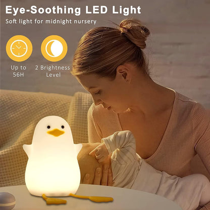 Duck Night Light Lamp – Soft Glow, Cute Vibes!