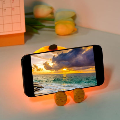 Sad Pumpkin Silicone Lamp – Soft Glow, Sweet Moods!
